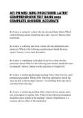 ATI PN MED SURG PROCTORED LATEST COMPREHENSIVE TEST BANK 2026 COMPLETE ANSWERS ACCURATE