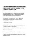 ATI RN COMMUNITY HEALTH PROCTORED FORM A B C PRACTICE GUIDE UPDATED 2026 TESTED SOLUTIONS