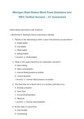 Michigan State Brakes Mock Exam 2026&sol;2027 &ndash; Practice Questions with 100&percnt; Verified Answers &vert; A&plus; Guaranteed
