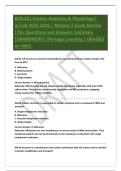 BIOL251 Human Anatomy & Physiology I w&sol;Lab 2025-2026 &vert; Module 5 Exam Review &vert;70&plus; Questions and Answers Summary &vert;BRANDNEW&excl;&excl; &vert;Portage Learning &vert; GRADED A&plus; PASS