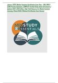 January 2026 &vert; Medical Assistant Certification Exam Prep &ndash; CMA&comma; RMA & CCMA Practice Questions &vert; COMPLETE Verified Study Guide with Answers &vert; Updated 2025&ndash;2026 Edition &vert; High-Yield Resource for Medical Assistant Licensing&comma; Clinical Skills & National Certif