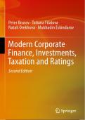 Modern Corporate Finance&comma; Investments&comma; Taxation and Ratings by Peter Brusov&comma; Tatiana Filatova&comma; Natali Orekhova&comma; Mukhadin Eskindarov