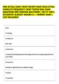 ISEE ACTUAL EXAM MOST RECENT EXAM 2026 ACTUAL  COMPLETE FREQUENTLY MOST TESTED REAL EXAM  QUESTIONS AND VERIFIED SOLUTIONS &vert; GET IT 100&percnt;  ACCURATE&excl;&excl; ALREADY GRADED A&plus; &vert; NEWEST EXAM &vert;  JUST RELEASED&excl;&excl; 