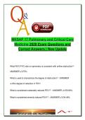 MKSAP 17 Pulmonary and Critical Care Medicine &vert; 2026 Exam Questions and Correct Answers &vert; Board Review & Clinical Reasoning