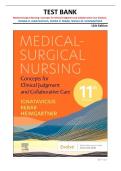 Medical-Surgical Nursing Test Bank 11th Edition &vert; Ignatavicius&comma; Rebar&comma; Heimgartner