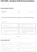 WGU D075 &ndash; Questions With Reviewed Solutions