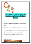 PC707 Pharmacology &vert; 2026 Cardiac Exam &ndash; 50 Questions with Correct Answers on HF&comma; HTN&comma; Lipids&comma; Anticoagulants