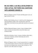 BIS 245 WEEK 2 LAB SKILLS DEVELOPMENT IN VISIO ACTUAL TEST PAPER 2026 QUESTIONS WITH ANSWERS GRADED A&plus;