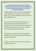 CDFM MODULE 2 EXAM LATEST 2026 ACTUAL EXAM WITH  COMPLETE QUESTIONS AND CORRECT DETAILED ANSWERS &lpar;100&percnt;  VERIFIED ANSWERS&rpar; &vert;ALREADY GRADED A&plus;&vert; &vert;&vert;PROFESSOR  VERIFIED&vert;&vert; &vert;&vert;BRANDNEW&excl;&excl;&excl;&vert;&vert;