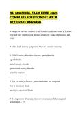 NU 664 FINAL EXAM PREP 2026 COMPLETE SOLUTION SET WITH ACCURATE ANSWERS