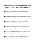BKAT 9R COMPREHENSIVE EXAMINATION 2026 COMPLETE QUESTIONS CORRECT ANSWERS