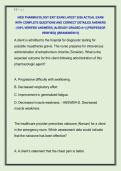 HESI PHARMACOLOGY EXIT EXAM LATEST 2026 ACTUAL EXAM  WITH COMPLETE QUESTIONS AND CORRECT DETAILED ANSWERS  &lpar;100&percnt; VERIFIED ANSWERS&rpar; &vert;ALREADY GRADED A&plus;&vert; &vert;&vert;PROFESSOR  VERIFIED&vert;&vert; &vert;&vert;BRANDNEW&excl;&excl;&excl;&vert;&vert;