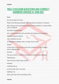 WGU C165 EXAM QUESTIONS AND CORRECT ANSWERS GRADED A&plus; 2026-2027