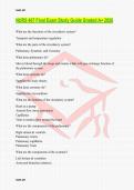 NURS 407 Final Exam Study Guide Graded A&plus; 2026