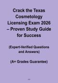 Crack the Texas Cosmetology Licensing Exam 2026 &vert; Proven Study PDF