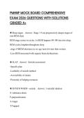 PMHNP MOCK BOARD COMPREHENSIVE EXAM 2026 QUESTIONS WITH SOLUTIONS GRADED A&plus;