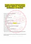 Portage Learning Pathophysiology NURS 231 BIOD 331 &ndash; Final Exam and Modules 1&ndash;10 Test Bank&period;