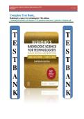 Radiologic science for technologists 13th edition &lpar; bushong and shields&rpar; &vert;all chapters 1-22 &lpar;questions &answers&rpar; &vert; graded a&plus; Original pdf