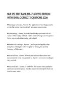 NUR 170 TEST BANK FULLY SOLVED EDITION WITH 100&percnt; CORRECT SOLUTIONS 2026