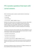 PTI 2 practice questions final exam with correct answers&period;