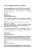 NUR 518 EXAM 3 QUESTIONS & ANSWERS