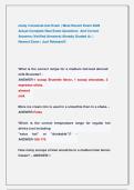 study 4 brewista test Exam &vert; Most Recent Exam 2026                  Actual Complete Real Exam Questions  And Correct  Answers &lpar;Verified Answers&rpar; Already Graded A&plus; &vert;                    Newest Exam &vert; Just Released&excl;&excl;