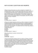 NUR 518 EXAM 2 QUESTIONS AND ANSWERS