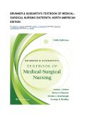 TEST BANK FOR BRUNNER & SUDDARTH'S TEXTBOOK OF MEDICAL-SURGICAL NURSING SIXTEENTH EDITION  LATEST 2026 ALL CHAPTERS BY JANICE L&period; HINKLE &lpar;AUTHOR&rpar;&comma; KERRY H&period; CHEEVER &lpar;AUTHOR&rpar;&comma; KRISTEN OVERBAUGH &lpar;AUTHOR&rpar;&comma; & 1 MORE