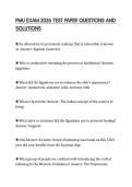 PMU EXAM 2026 TEST PAPER QUESTIONS AND SOLUTIONS