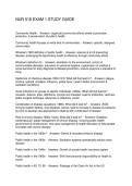 NUR 518 EXAM 1 STUDY GUIDE