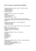 NUR  518 EXAM 1 QUESTIONS & ANSWERS