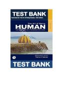 Test Bank for Art of Being Human 12th Edition by Richard Paul Janaro