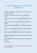CLA1501 COMMERCIAL LAW 1 QUESTIONS AND  ANSWERS 2026