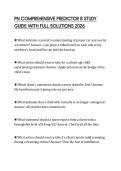 PN COMPREHENSIVE PREDICTOR B STUDY GUIDE WITH FULL SOLUTIONS 2026