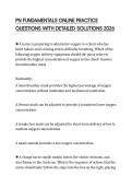PN FUNDAMENTALS ONLINE PRACTICE QUESTIONS WITH DETAILED SOLUTIONS 2026