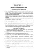ACF Test Bank Chapter 15 &ndash; Financial Statement Analysis Exam Practice