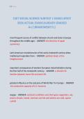 CSET SOCIAL SCIENCE SUBTEST 1 EXAM LATEST  2026 ACTUAL EXAM&vert;ALREADY GRADED  A&plus;&vert;&vert;BRANDNEW&excl;&excl;&excl;&vert;&vert;