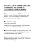 NU641 ADV CLINICAL PHARMACOLOGY QUIZ 2 2026 EXAM SCRIPT GI PAIN ID FULL QUESTIONS AND CORRECT ANSWERS