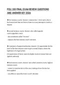 POLI 330 FINAL EXAM REVIEW QUESTIONS AND ANSWER KEY 2026
