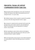 PREHOSPITAL TRAUMA LIFE SUPPORT COMPREHENSIVE REVIEW GUIDE 2026