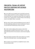 PREHOSPITAL TRAUMA LIFE SUPPORT PRACTICE QUESTIONS WITH DETAILED SOLUTIONS 2026