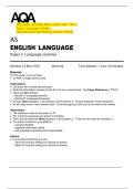 2025 AQA AS ENGLISH LANGUAGE 7701&sol;2  Paper 2 Language varieties  Question paper and Marking scheme Merged 
