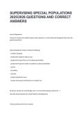 Supervising Special Populations &ndash; Complete Study Guide & Practice Questions