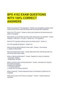 BPS 4102 EXAM QUESTIONS WITH 100&percnt; CORRECT ANSWERS