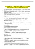  SAC LEA PHASE 5 FINAL &vert; 2026 UPDATE &vert; QUESTIONS AND ANSWERS &vert; WITH COMPLETE SOLUTION