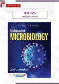 Alcamo&rsquo;s Fundamentals of Microbiology &lpar;9th Edition&comma; Jeffrey Pommerville&rpar; &ndash; Verified Test Bank & Study Guide &lpar;All Chapters Included&rpar;