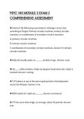 PSYC 140 MODULE 3 EXAM 2 COMPREHENSIVE ASSESSMENT
