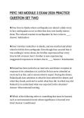 PSYC 140 MODULE 3 EXAM 2026 PRACTICE QUESTION SET TWO