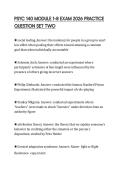 PSYC 140 MODULE 1&ndash;8 EXAM 2026 PRACTICE QUESTION SET TWO