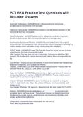 PCT EKG Practice Test Questions with Accurate Answers